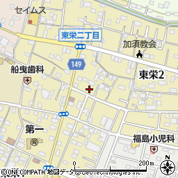 埼玉県加須市東栄周辺の地図