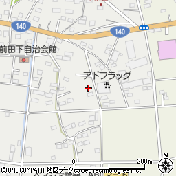 埼玉県深谷市小前田664周辺の地図