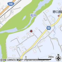 埼玉県秩父郡長瀞町岩田95周辺の地図