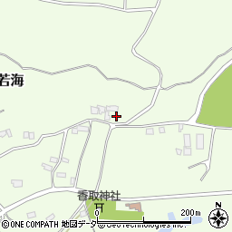 茨城県行方市若海390周辺の地図