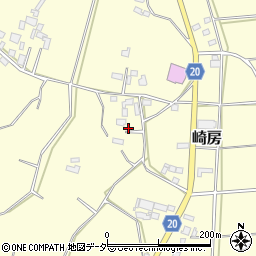 茨城県常総市崎房842周辺の地図
