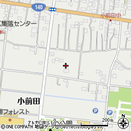 埼玉県深谷市小前田870周辺の地図