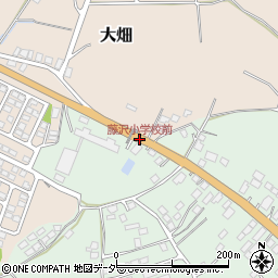 藤沢小学校前周辺の地図