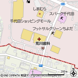 マクドナルド千代田モールヨークベニマル店周辺の地図