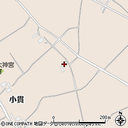 茨城県行方市小貫1024-4周辺の地図