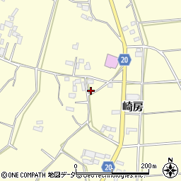 茨城県常総市崎房392周辺の地図