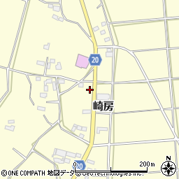茨城県常総市崎房389周辺の地図