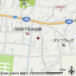 埼玉県深谷市小前田677周辺の地図