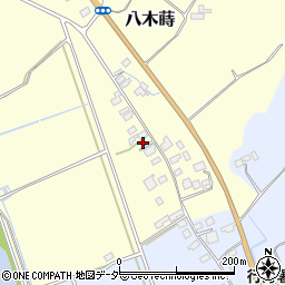 茨城県行方市八木蒔366周辺の地図