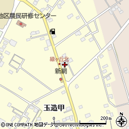 茨城県行方市玉造甲6805周辺の地図
