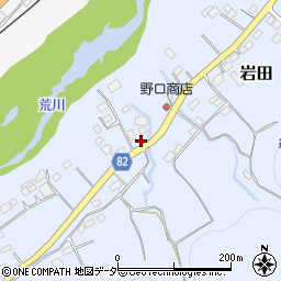埼玉県秩父郡長瀞町岩田145周辺の地図