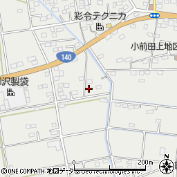 埼玉県深谷市小前田226周辺の地図