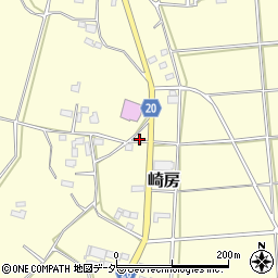 茨城県常総市崎房302周辺の地図