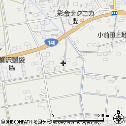 埼玉県深谷市小前田230周辺の地図