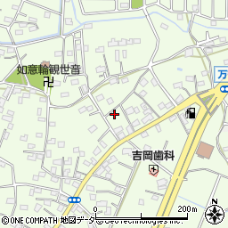 埼玉県熊谷市万吉2376-7周辺の地図