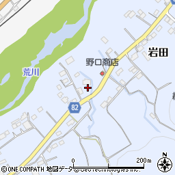 埼玉県秩父郡長瀞町岩田144周辺の地図