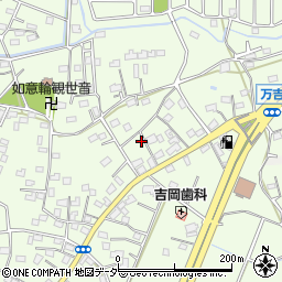 埼玉県熊谷市万吉2376-13周辺の地図