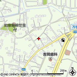 埼玉県熊谷市万吉2376-14周辺の地図