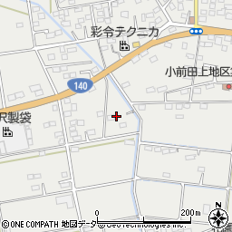 埼玉県深谷市小前田225周辺の地図