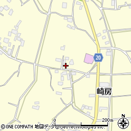 茨城県常総市崎房849周辺の地図