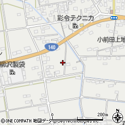 埼玉県深谷市小前田229周辺の地図