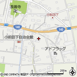 埼玉県深谷市小前田668周辺の地図