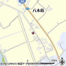 茨城県行方市八木蒔365周辺の地図