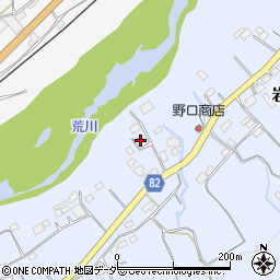 埼玉県秩父郡長瀞町岩田133周辺の地図