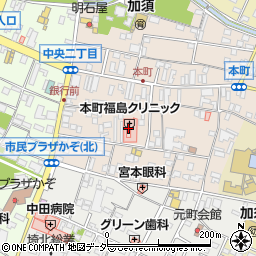 本町福島クリニック　デイサービスセンター・ハーモニー周辺の地図