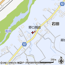 埼玉県秩父郡長瀞町岩田282周辺の地図