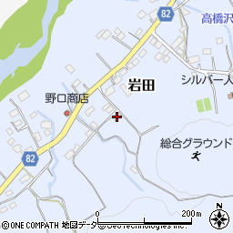 埼玉県秩父郡長瀞町岩田241周辺の地図