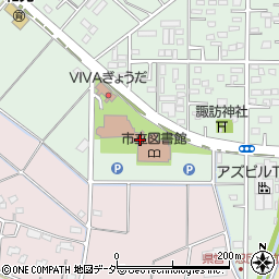 行田市教育文化センター周辺の地図