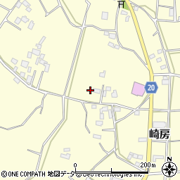 茨城県常総市崎房848周辺の地図
