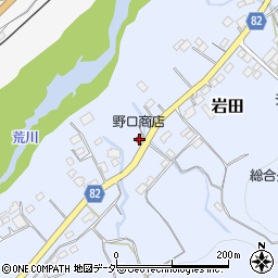 埼玉県秩父郡長瀞町岩田280周辺の地図