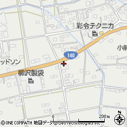 埼玉県深谷市小前田238周辺の地図