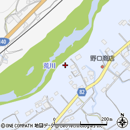 埼玉県秩父郡長瀞町岩田136周辺の地図