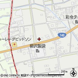 埼玉県深谷市小前田141周辺の地図