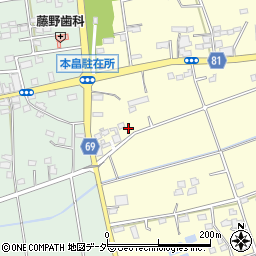 埼玉県深谷市本田4358周辺の地図