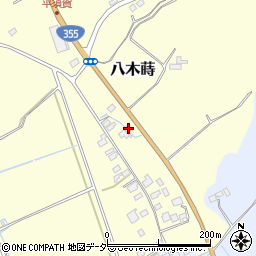 茨城県行方市八木蒔1443周辺の地図