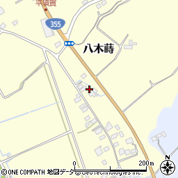 茨城県行方市八木蒔388周辺の地図