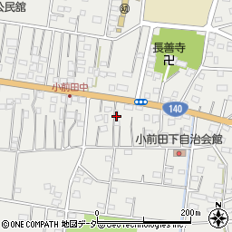 埼玉県深谷市小前田794周辺の地図