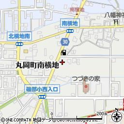 福井県坂井市丸岡町南横地周辺の地図