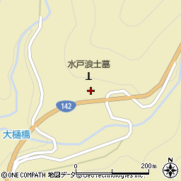 水戸浪士墓周辺の地図