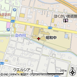 加須市立昭和中学校周辺の地図