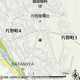 岐阜県高山市片野町3丁目17周辺の地図