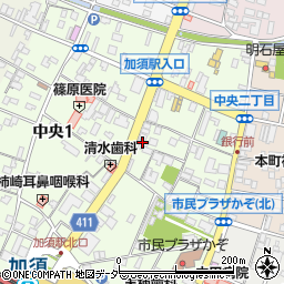 日進堂カメラ加須店周辺の地図
