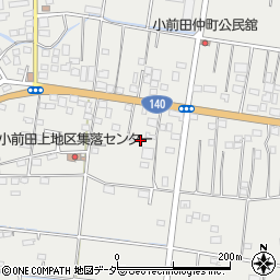 埼玉県深谷市小前田927周辺の地図