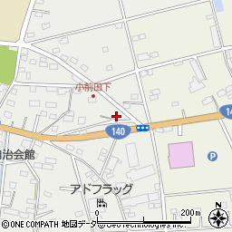 埼玉県深谷市小前田1233周辺の地図
