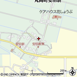 福井県坂井市丸岡町安田新周辺の地図