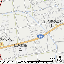 埼玉県深谷市小前田165周辺の地図